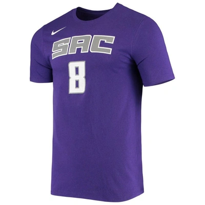 Shop Nike Bogdan Bogdanovic Purple Sacramento Kings Name & Number Performance T-shirt