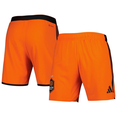 Shop Adidas Originals Adidas Orange Houston Dynamo Fc 2023 Away Aeroready Authentic Shorts