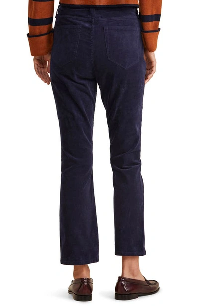 Vineyard Vines Cotton Blend Stretch Corduroy Kick Flare Pants In Nautical Navy