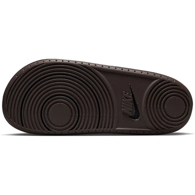 Shop Nike Cleveland Browns Off-court Wordmark Slide Sandals In Gray
