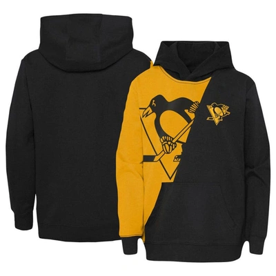 Shop Outerstuff Preschool Gold/black Pittsburgh Penguins Unrivaled Pullover Hoodie