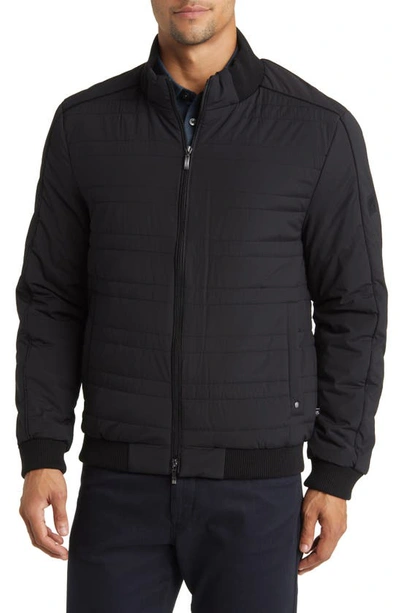 Robert Barakett Linmore Quilted Jacket In Black