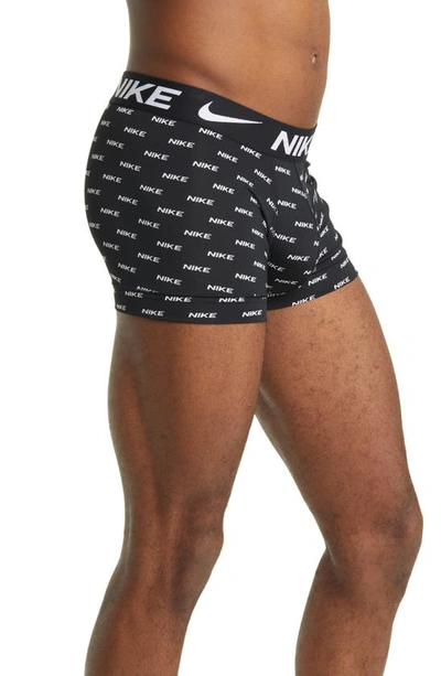 Shop Nike 3-pack Dri-fit Essential Micro Trunks In  Logo