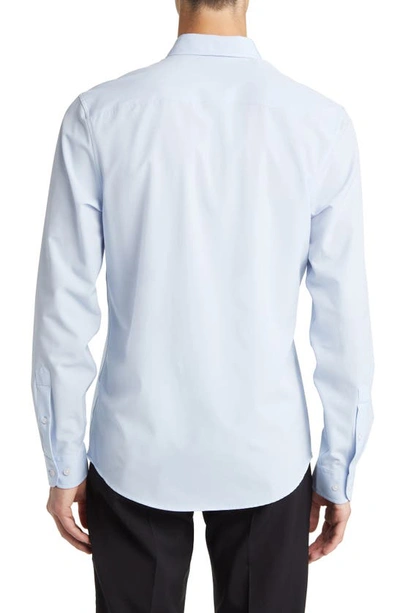 Nordstrom Solid Button-up Shirt In Blue Skyway