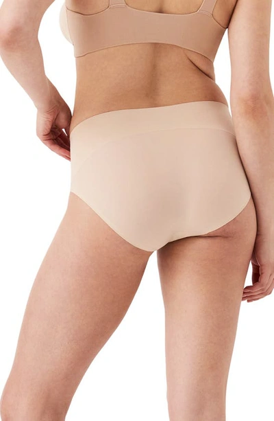 Shop Spanx Undie-tectable® Lace Hi-hipster Panties In Soft Nude
