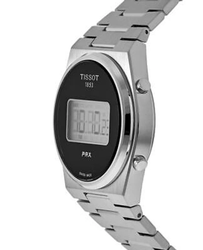 Pre-owned Tissot Prx 39mm Black Digital Dial Steel Men's Watch T137.463.11.050.00