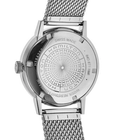 Pre-owned Hamilton American Classic Intra-matic Auto Blue Dial Men's Watch H38425140