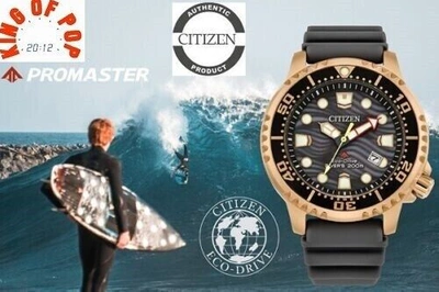 Pre-owned Citizen Bn0163-00h Promaster Eco Drive Diver's200 Free Shipping