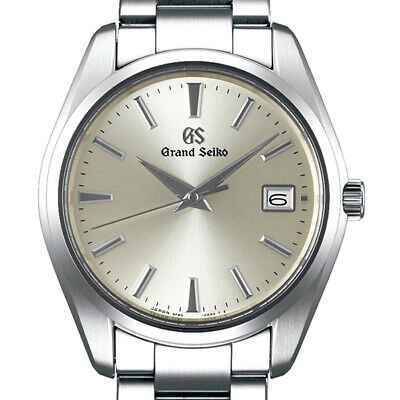 Pre-owned Grand Seiko Heritage Collection Sbgp009 Ivory Analog Quartz Men Watch In Box