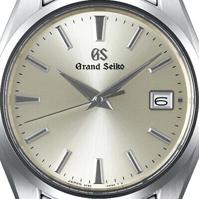 Pre-owned Grand Seiko Heritage Collection Sbgp009 Ivory Analog Quartz Men Watch In Box