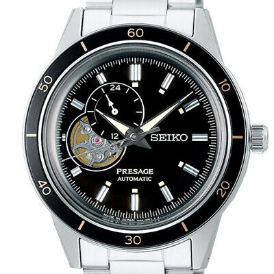 Pre-owned Seiko Presage Basic Sary191 Black Automatic Mechanical Men's Watch In Box