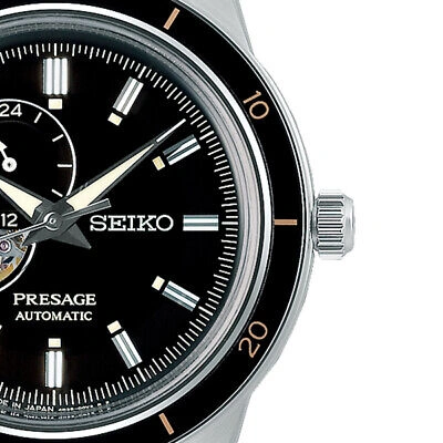 Pre-owned Seiko Presage Basic Sary191 Black Automatic Mechanical Men's Watch In Box