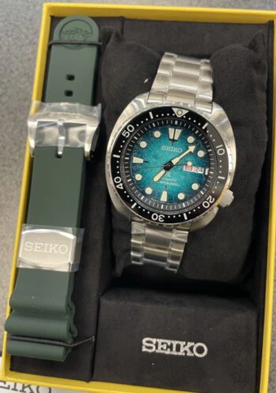 Pre-owned Seiko Automatic Prospex Turtle Divers 200m Special Edition Watch Srph57