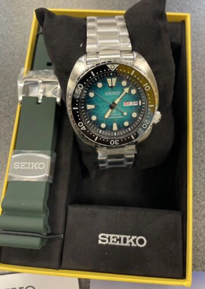 Pre-owned Seiko Automatic Prospex Turtle Divers 200m Special Edition Watch Srph57