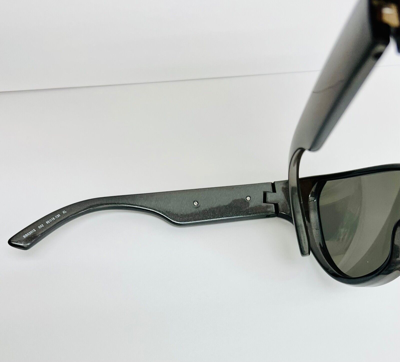 Pre-owned Balenciaga Xpander Butterfly 0201 Brown Silver Unisex Mask Sunglass Bb0201s 002