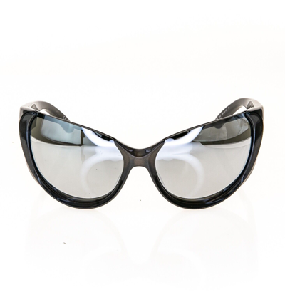 Pre-owned Balenciaga Xpander Butterfly 0201 Brown Silver Unisex Mask Sunglass Bb0201s 002