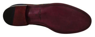 Pre-owned Dolce & Gabbana Dolce&gabbana Men Multicolor Loafers Silk Jacquard Pattern Flat Casual Slippers