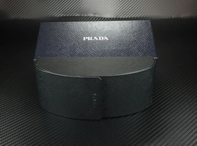 Pre-owned Prada Pr 06ysf 09q5s0 Black White Grey Men's 54 Mm Sunglasses In Gray