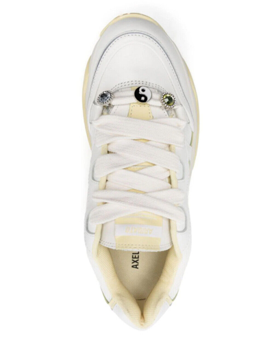 Pre-owned Axel Arigato Catfish Lo Low-top Sneakers Women Shoes F1121003 In White