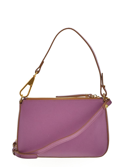 Shop Gianni Chiarini Shoulder Bag In Purple