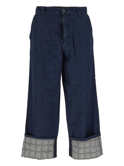 Shop Jw Anderson Workwear Jeans In Blue