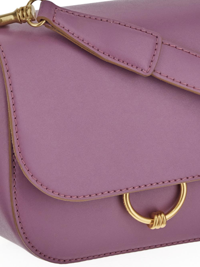 Shop Gianni Chiarini Meg Crossbody Bag In Purple
