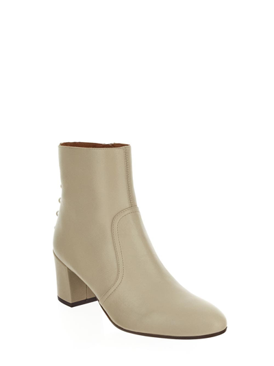 Shop Chie Mihara Nureya Ankle Boots In Cream
