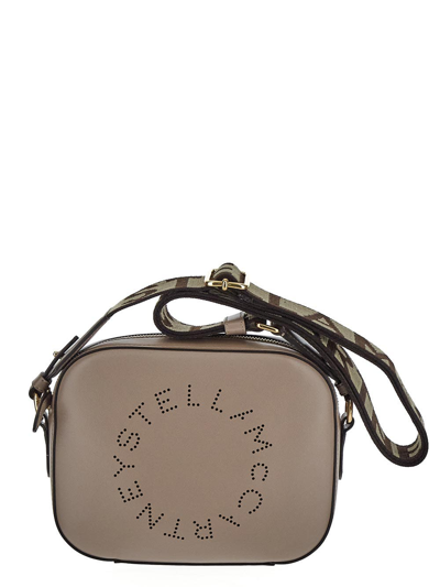 Shop Stella Mccartney Mini Camera Bag In Brown