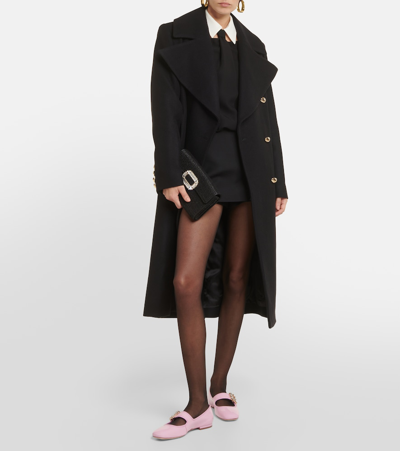 Roger Vivier Très Vivier Patent Leather Ballet Flats In Pink