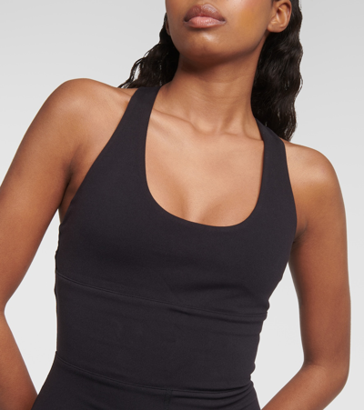 Shop Alo Yoga Airbrush Physique Bodysuit In Black