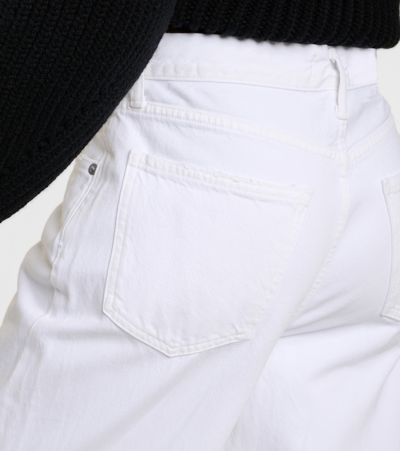 Agolde Parker Low Slung Vintage Straight In White