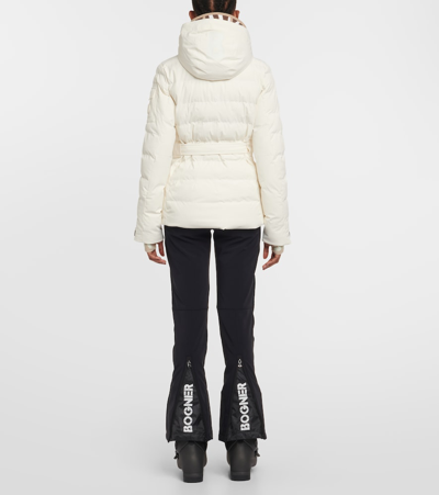 Shop Bogner Ellya Padded Ski Jacket In Beige