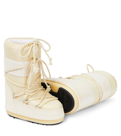 Moon Boot Icon Junior Lace-up Snow Boots In White