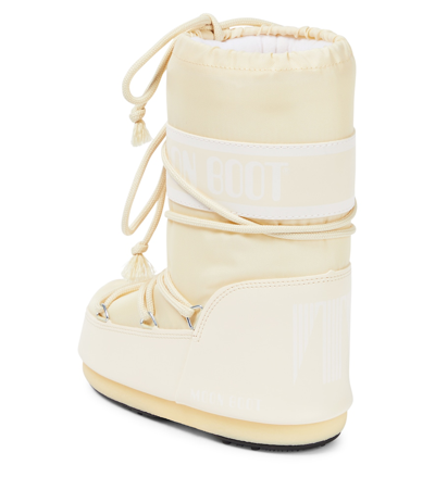 Moon Boot Icon Junior Lace-up Snow Boots In White
