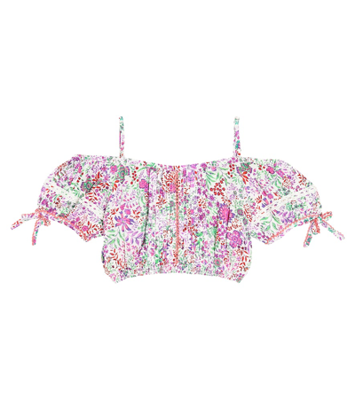 Poupette St Barth Bonny Printed Top In Multicoloured