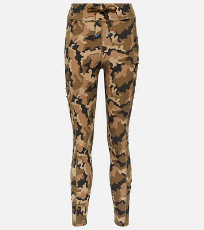 Shop The Upside Trekky Camouflage Mid-rise Leggings In Multicoloured