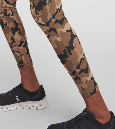 Shop The Upside Trekky Camouflage Mid-rise Leggings In Multicoloured