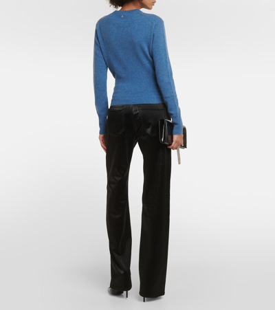 Shop Altuzarra Nalini Cashmere Sweater In Blue
