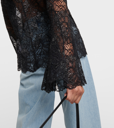 Shop Frame Lace Top In Black