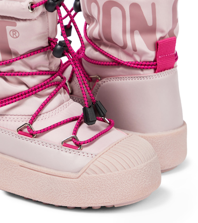 Shop Moon Boot Jtrack Polar Snow Boots In Pink