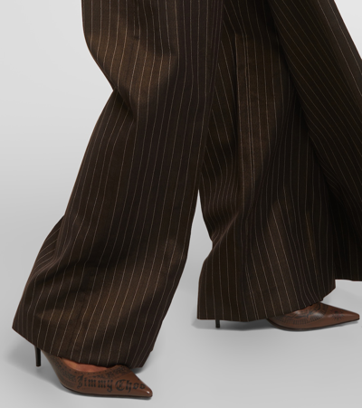 Jean Paul Gaultier Tattoo Tailored Trouser-skirt In Brown