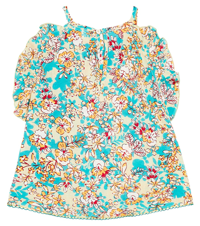Poupette St Barth Alida Printed Halterneck Top In Multicoloured