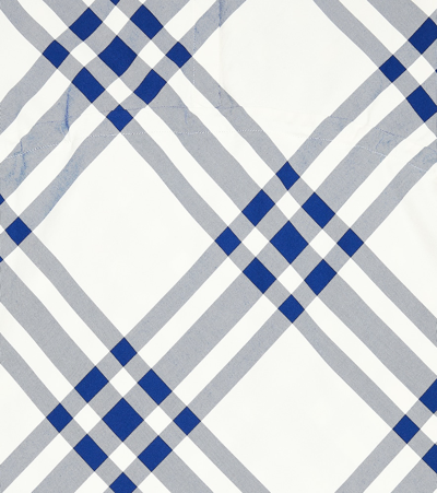 Burberry Checked Cotton Dress In Multicoloured