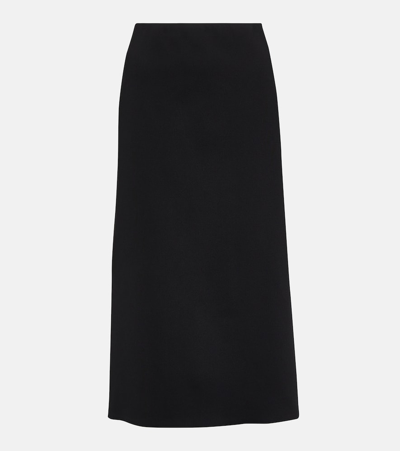 Shop The Row Alumo Midi Skirt In Black