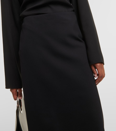 Shop The Row Alumo Midi Skirt In Black