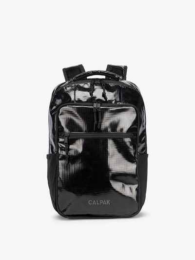 Shop Calpak Terra Laptop Backpack In Obsidian