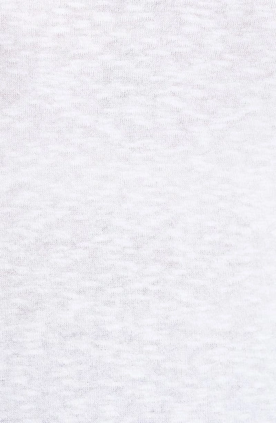 Shop Eileen Fisher Organic Linen & Organic Cotton T-shirt In White