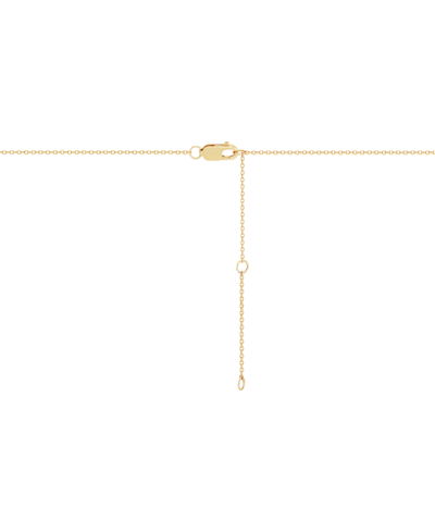 MACY'S DIAMOND ABUELA HEART PENDANT NECKLACE (1/20 CT. T.W.) IN 10K GOLD, 15-1/4 + 2" EXTENDER 