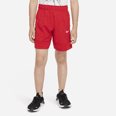 Shop Nike Dri-fit Elite Little Kids' Shorts In Red