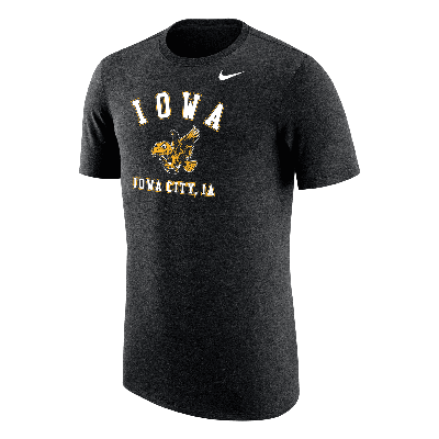 Shop Nike Iowa  Men's College T-shirt In Black